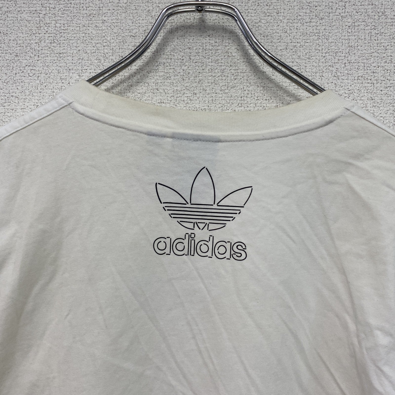 adidas　アディダス　Disney　ディズニー　グーフィー　半袖プリントTシャツ　白　ホワイト　XOサイズ　