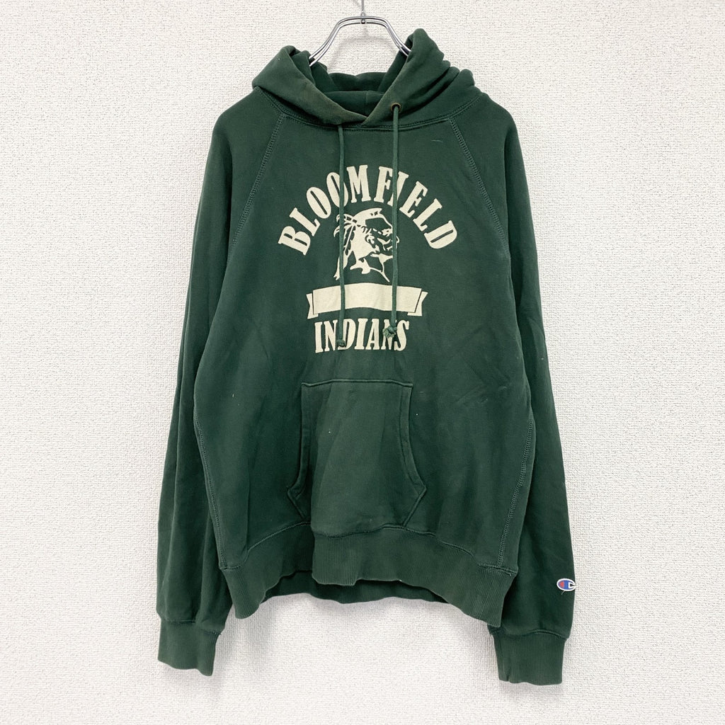 Champion　チャンピオン　スウェットパーカー/フーディー　緑　グリーン　XLサイズ