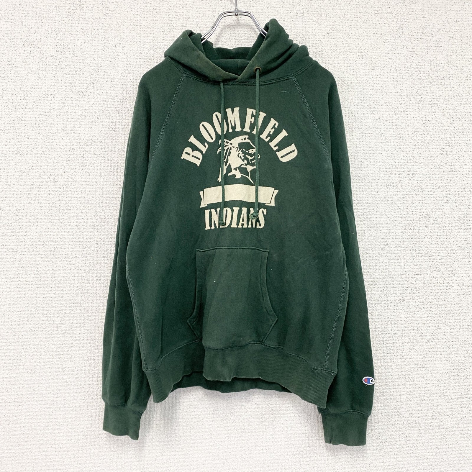 Champion　チャンピオン　スウェットパーカー/フーディー　緑　グリーン　XLサイズ