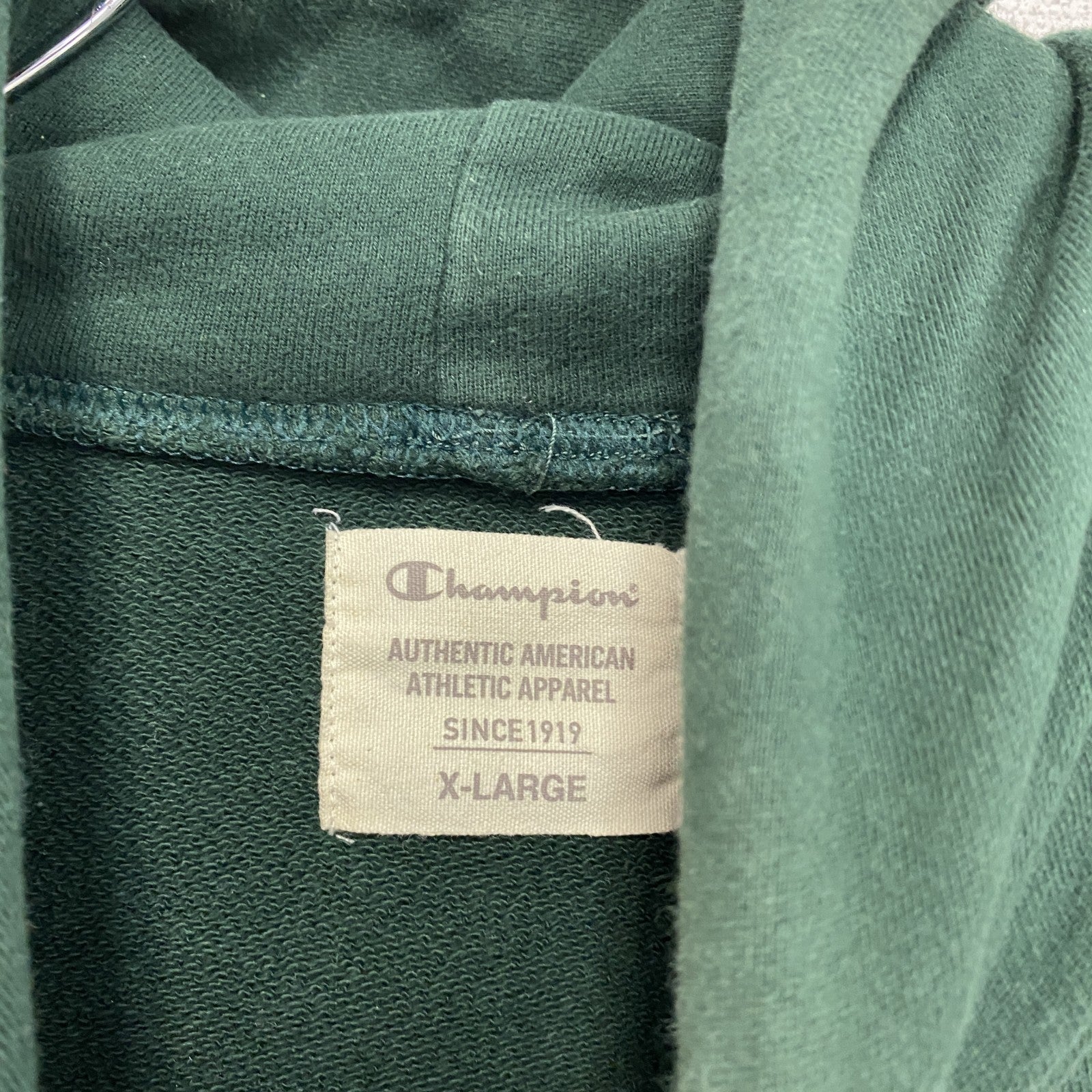 Champion　チャンピオン　スウェットパーカー/フーディー　緑　グリーン　XLサイズ