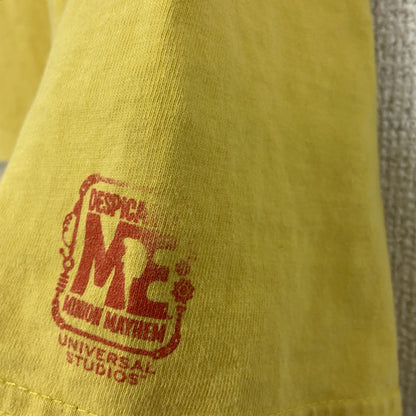 Minions　ミニオンズ　怪盗グルー　半袖Tシャツ　ムービーT　キャラクターT　黄色　イエロー　Lサイズ