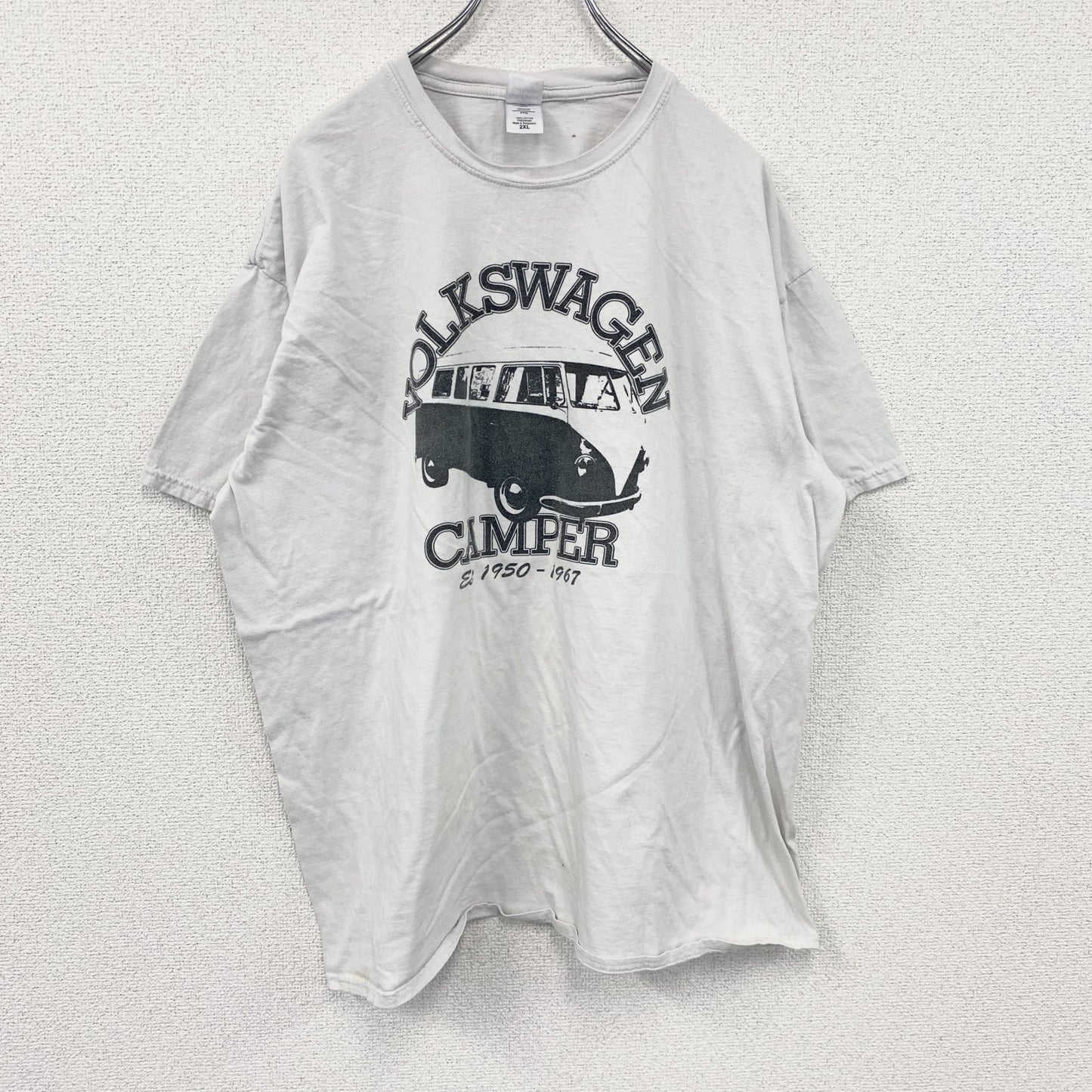 GILDAN　ギルダン　Volkswagen　フォルクスワーゲン　半袖Tシャツ　白　ホワイト　2XLサイズ
