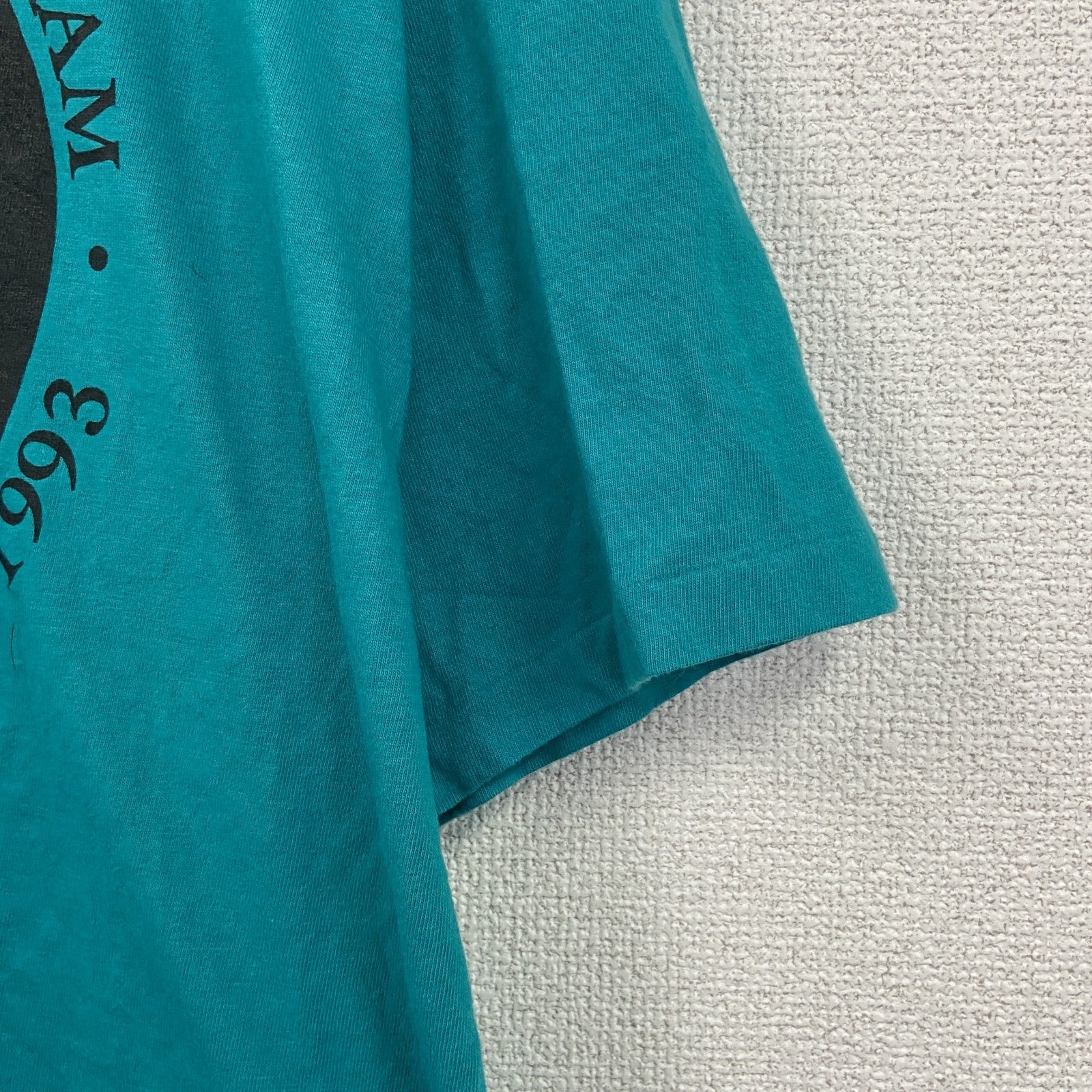 90s　Hanes　ヘインズ　半袖プリントTシャツ　ヴィンテージ　シングルステッチ　緑　グリーン　XLサイズ