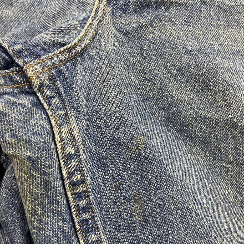 ～00s　L.L.Bean　エルエルビーン　デニムパンツ/ジーンズ　ジップフライ　革パッチ　ヴィンテージ　インディゴ　W34サイズ