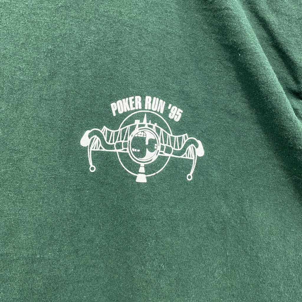 90s　FRUIT OF THE LOOM　半袖プリントTシャツ　ヴィンテージ　緑　グリーン　Lサイズ