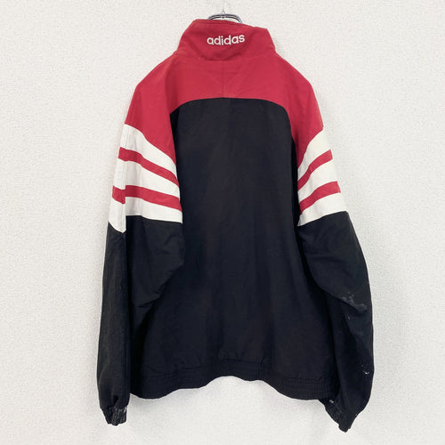 90s　adidas　アディダス　ジャージ　フルジップジャケット　ヴィンテージ　マルチカラー　Fサイズ