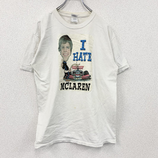 GILDAN　ギルダン　MCLAREN　マクラーレン　半袖Tシャツ　白　ホワイト　Mサイズ