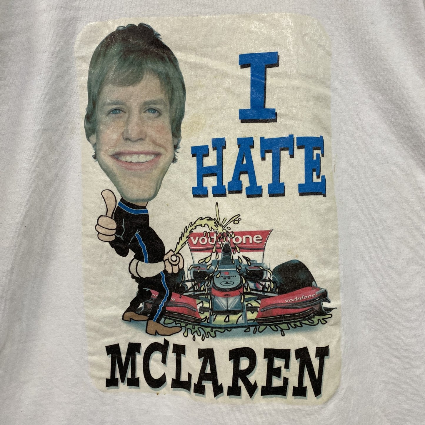 GILDAN　ギルダン　MCLAREN　マクラーレン　半袖Tシャツ　白　ホワイト　Mサイズ