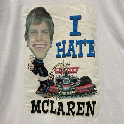 GILDAN　ギルダン　MCLAREN　マクラーレン　半袖Tシャツ　白　ホワイト　Mサイズ