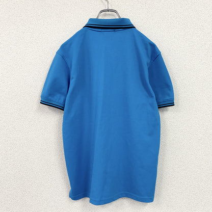 FRED PERRY　フレッドペリー　半袖ポロシャツ　青　ブルー　Mサイズ