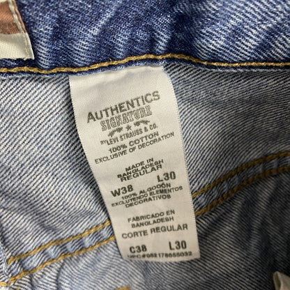 Levi’s　リーバイス　SIDNATURE　デニムパンツ/ジーンズ　縦落ち　インディゴ　W38サイズ
