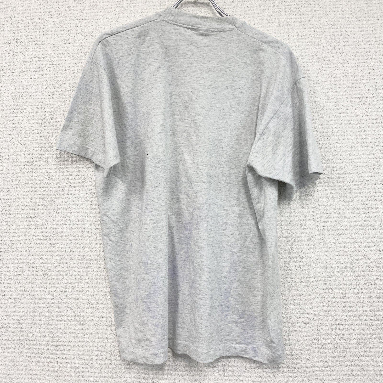 80s　SCREEN STARS　半袖プリントTシャツ　ヴィンテージ　シングルステッチ　グレー　XLサイズ
