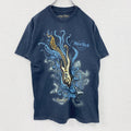 Hard Rock Cafe　ハードロックカフェ　半袖プリントTシャツ　紺　ネイビー　Mサイズ