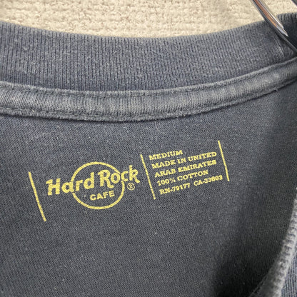 Hard Rock Cafe　ハードロックカフェ　半袖プリントTシャツ　紺　ネイビー　Mサイズ