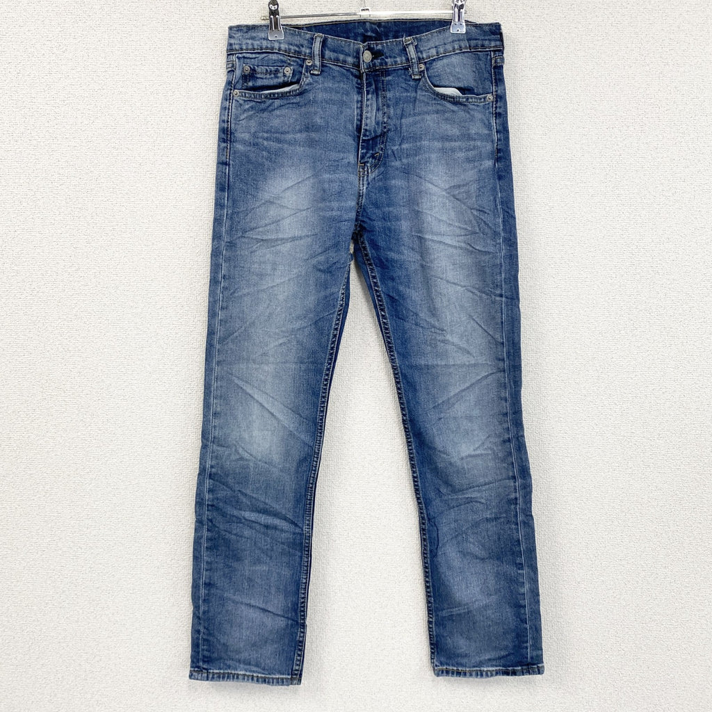 Levi’s　リーバイス　513　デニムパンツ/ジーンズ　縦落ち　インディゴ　W32サイズ