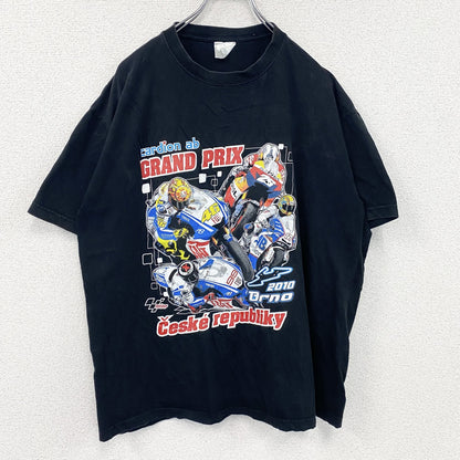 JHK　GRAND PAIX　motoGP　モトGP　半袖プリントTシャツ　黒　ブラック　2XLサイズ