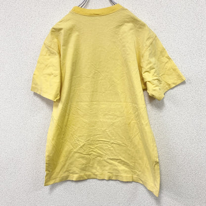 90s～　半袖リンガーTシャツ　Feeling　フェイス　ヴィンテージ　黄色　イエロー　XLサイズ