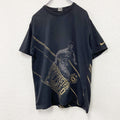 00s　NIKE　ナイキ　Manchester United FC　半袖プリントTシャツ　黒　ブラック　Lサイズ
