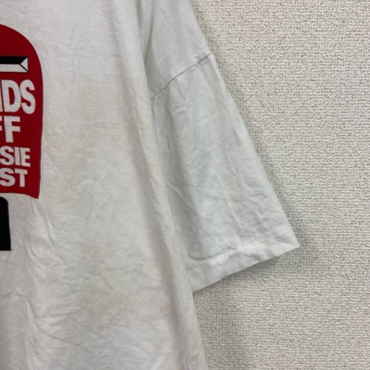 90s　GO AUSTRALIA　半袖プリントTシャツ　ヴィンテージ　シングルステッチ　白　ホワイト　XLサイズ