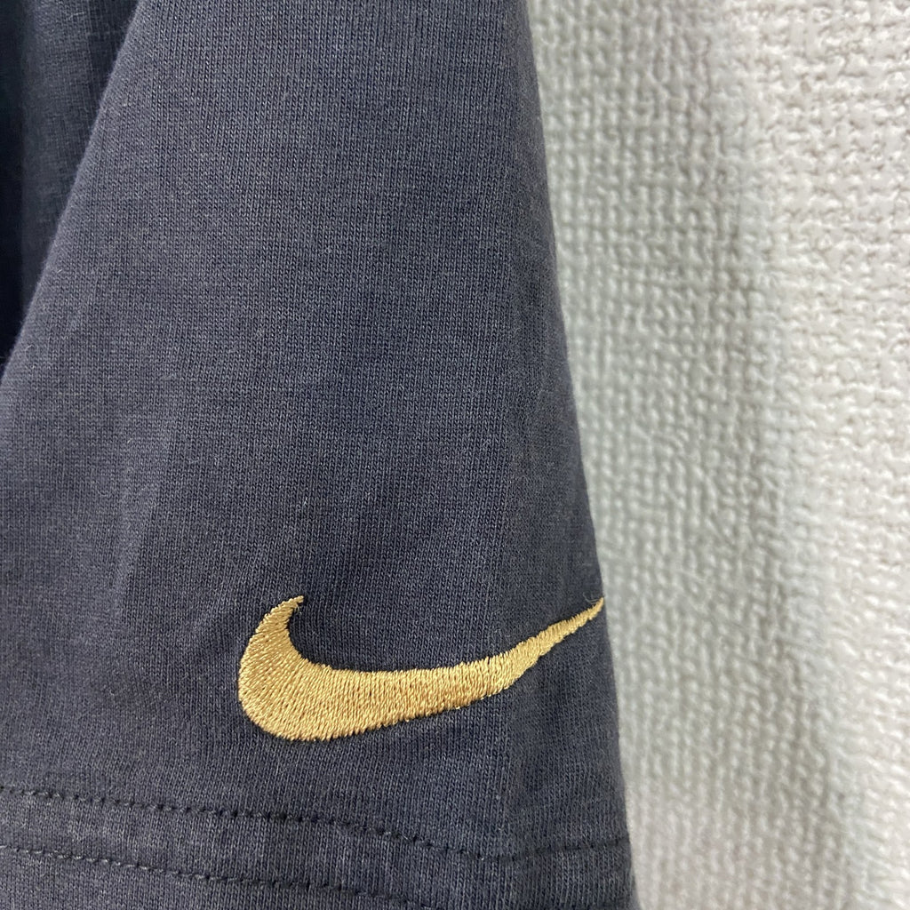 00s　NIKE　ナイキ　Manchester United FC　半袖プリントTシャツ　黒　ブラック　Lサイズ