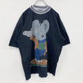 COCOURS OF THE WORLD　半袖プリントTシャツ　キャラクターT　黒　ブラック　Lサイズ