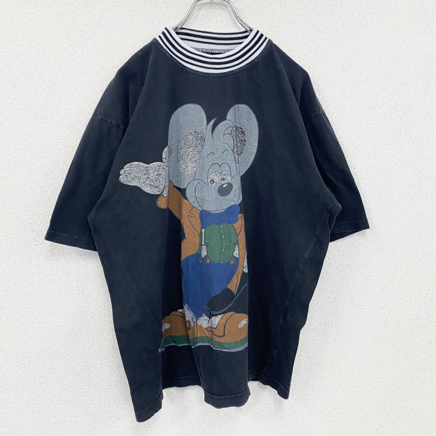 COCOURS OF THE WORLD　半袖プリントTシャツ　キャラクターT　黒　ブラック　Lサイズ
