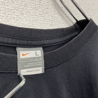00s　NIKE　ナイキ　Manchester United FC　半袖プリントTシャツ　黒　ブラック　Lサイズ