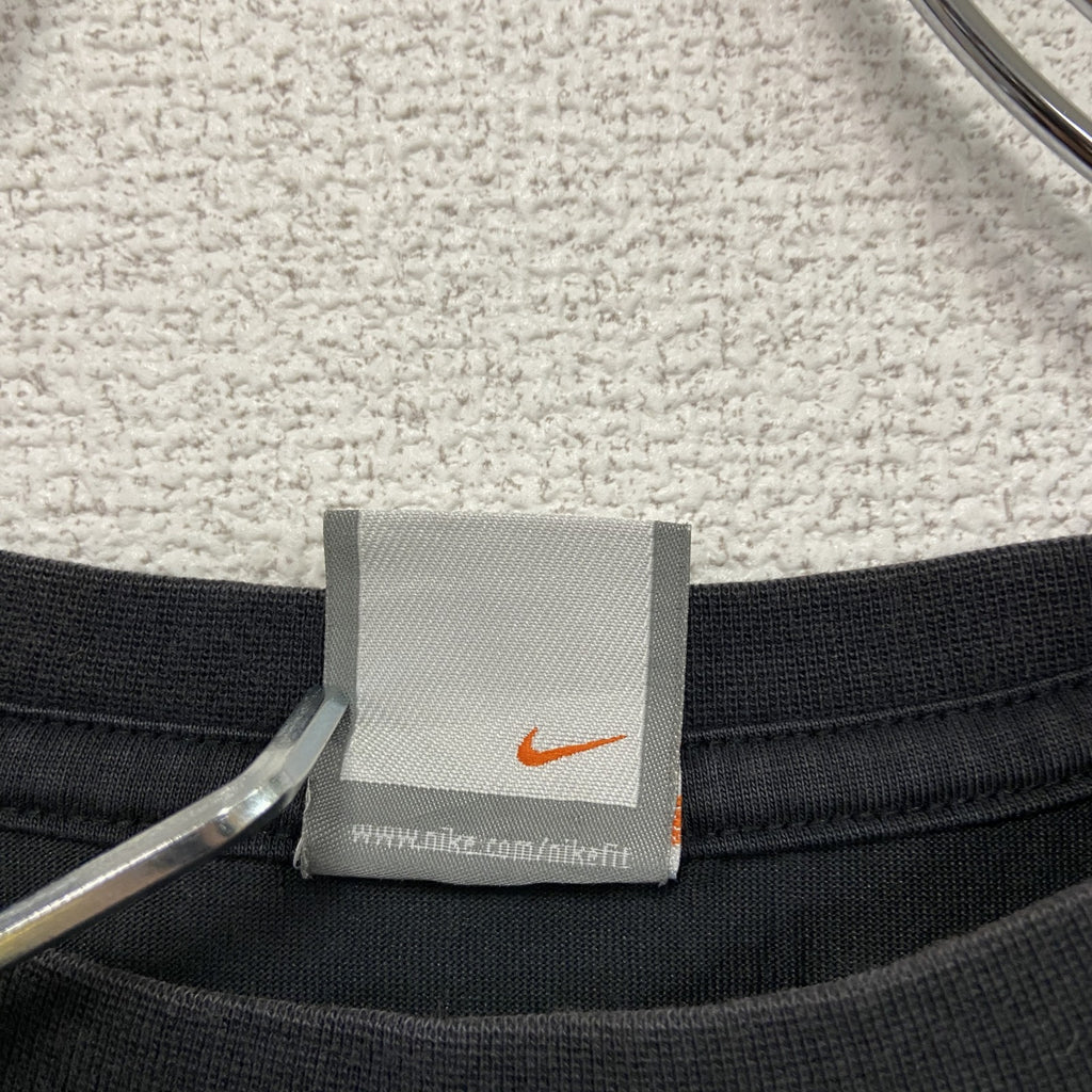 00s　NIKE　ナイキ　Manchester United FC　半袖プリントTシャツ　黒　ブラック　Lサイズ