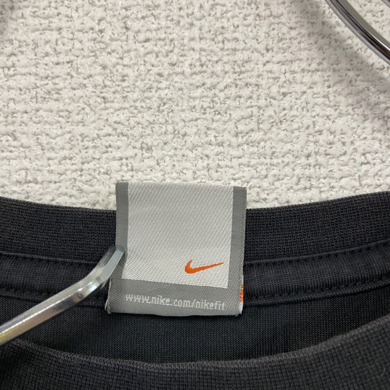 00s　NIKE　ナイキ　Manchester United FC　半袖プリントTシャツ　黒　ブラック　Lサイズ