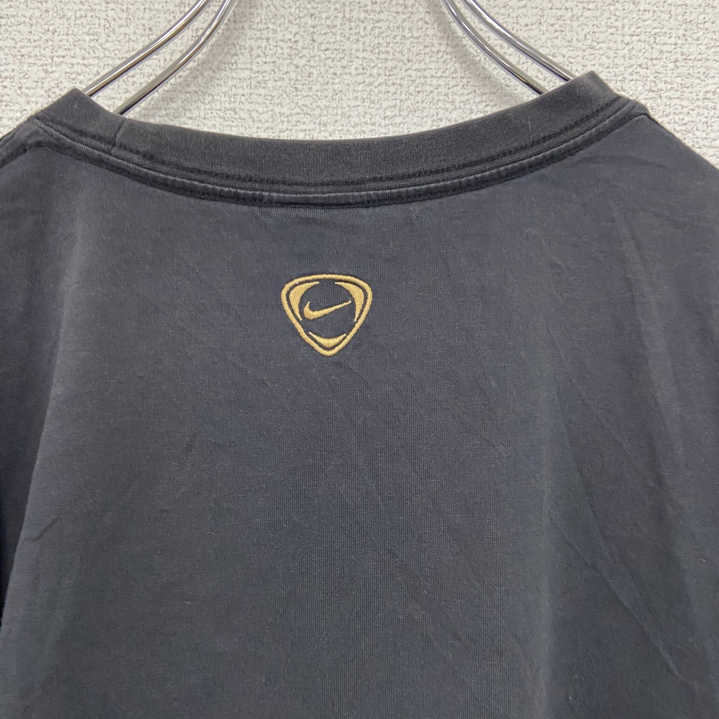 00s　NIKE　ナイキ　Manchester United FC　半袖プリントTシャツ　黒　ブラック　Lサイズ