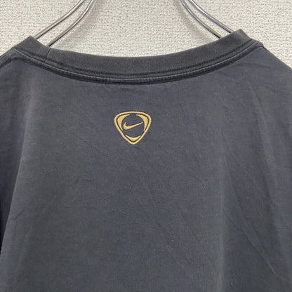 00s　NIKE　ナイキ　Manchester United FC　半袖プリントTシャツ　黒　ブラック　Lサイズ