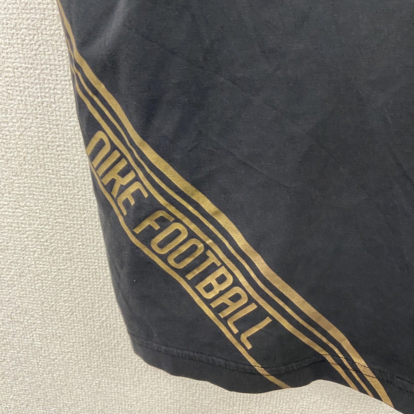 00s　NIKE　ナイキ　Manchester United FC　半袖プリントTシャツ　黒　ブラック　Lサイズ