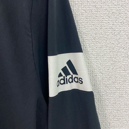 adidas　アディダス　フルジップトラックジャケット/ジャージ　黒　ブラック　Lサイズ