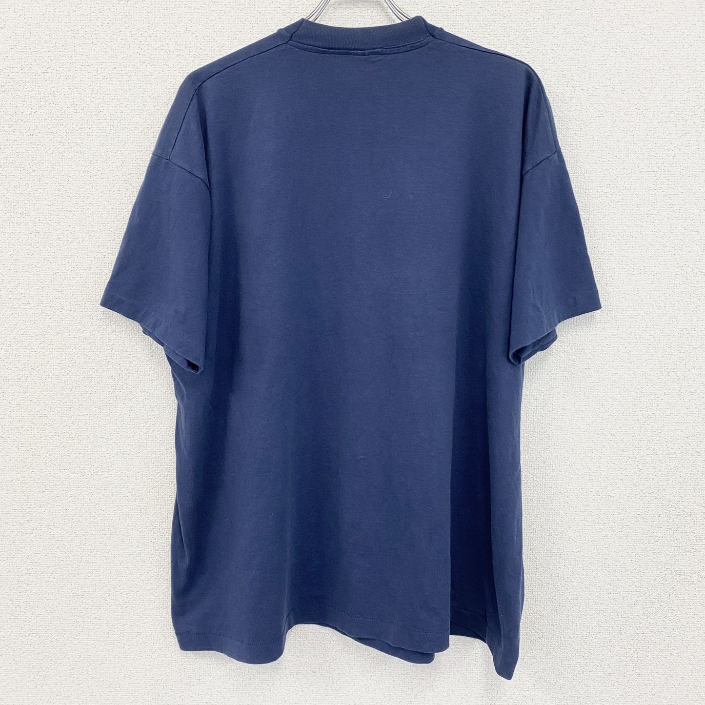 80s～　FURUIT OF LOOM　フルーツオブザルーム　半袖プリントTシャツ　紺　ネイビー　XXXLサイズ