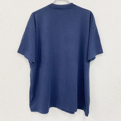 80s～　FURUIT OF LOOM　フルーツオブザルーム　半袖プリントTシャツ　紺　ネイビー　XXXLサイズ