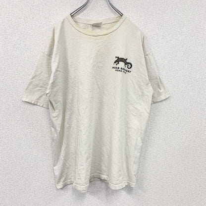 MOAB BREWERY　半袖プリントTシャツ　トカゲ　Beer　ビール　白　ホワイト　Lサイズ
