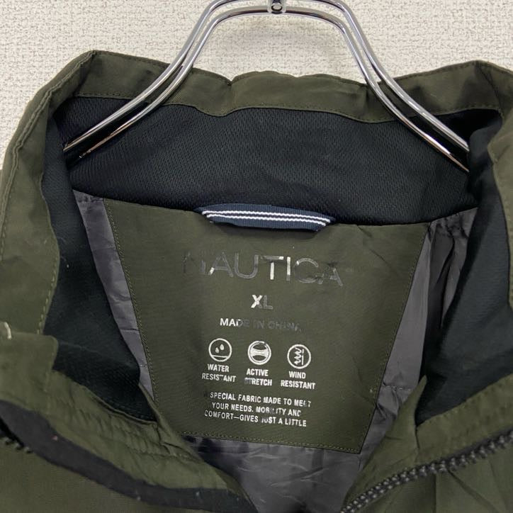 NAUTICA　ノーティカ　中綿フルジップブルゾン　ジャケット　カーキ　XLサイズ
