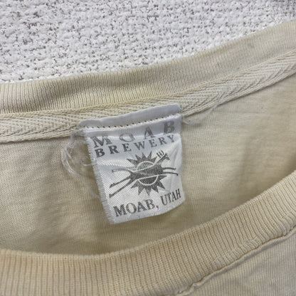 MOAB BREWERY　半袖プリントTシャツ　トカゲ　Beer　ビール　白　ホワイト　Lサイズ