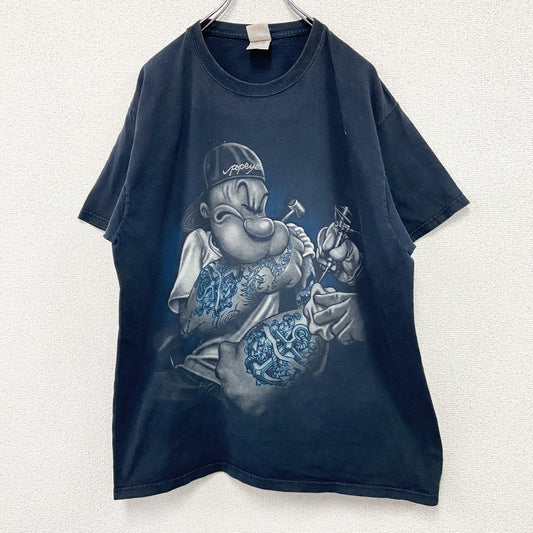 FRUIT OF THE LOOM　フルーツオブザルーム　Popeye　ポパイ　半袖Tシャツ　紺　ネイビー　XLサイズ