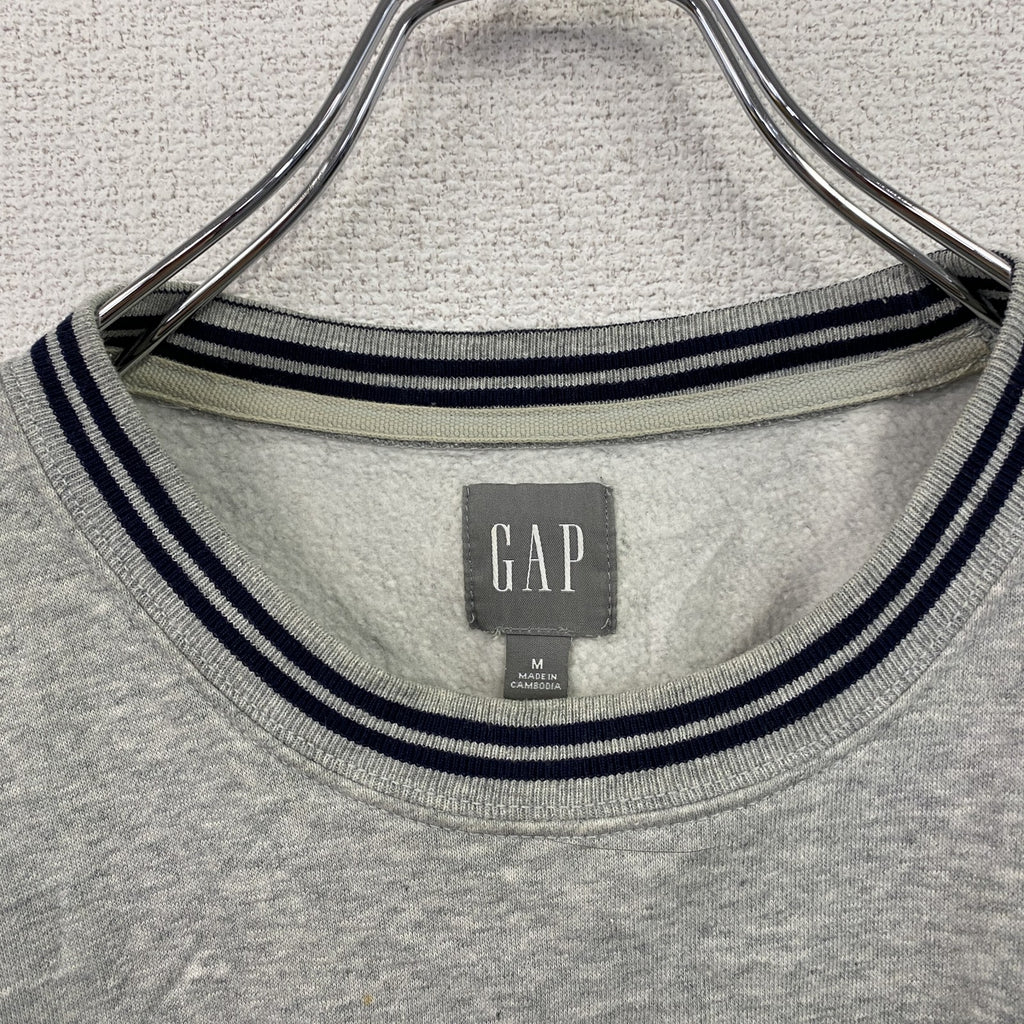 GAP　ギャップ　スウェット/トレーナー　デカロゴ　グレー　Mサイズ