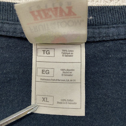 FRUIT OF THE LOOM　フルーツオブザルーム　Popeye　ポパイ　半袖Tシャツ　紺　ネイビー　XLサイズ