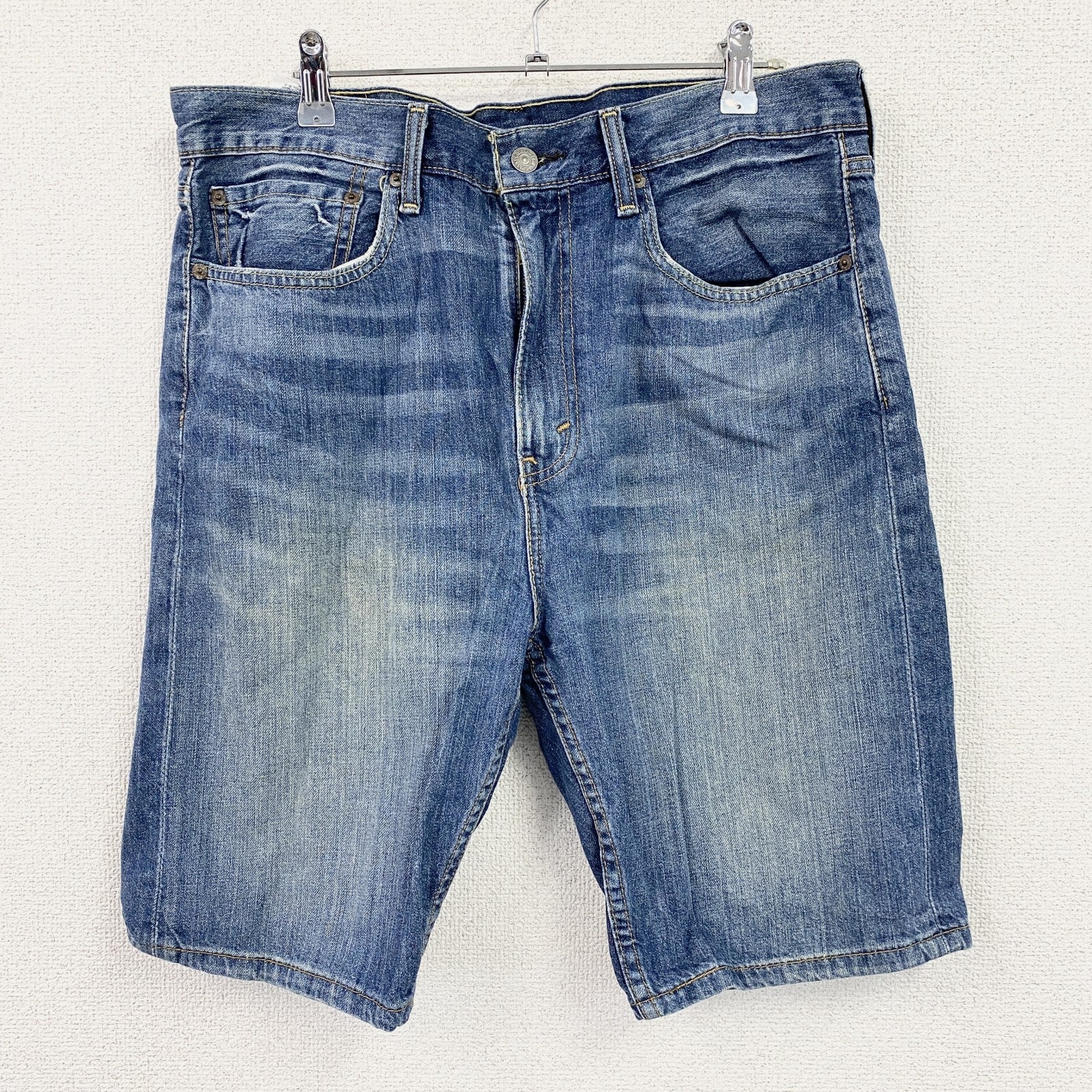 Levi’s　リーバイス　522　ハーフデニムパンツ/ショートパンツ　インディゴ　W34サイズ