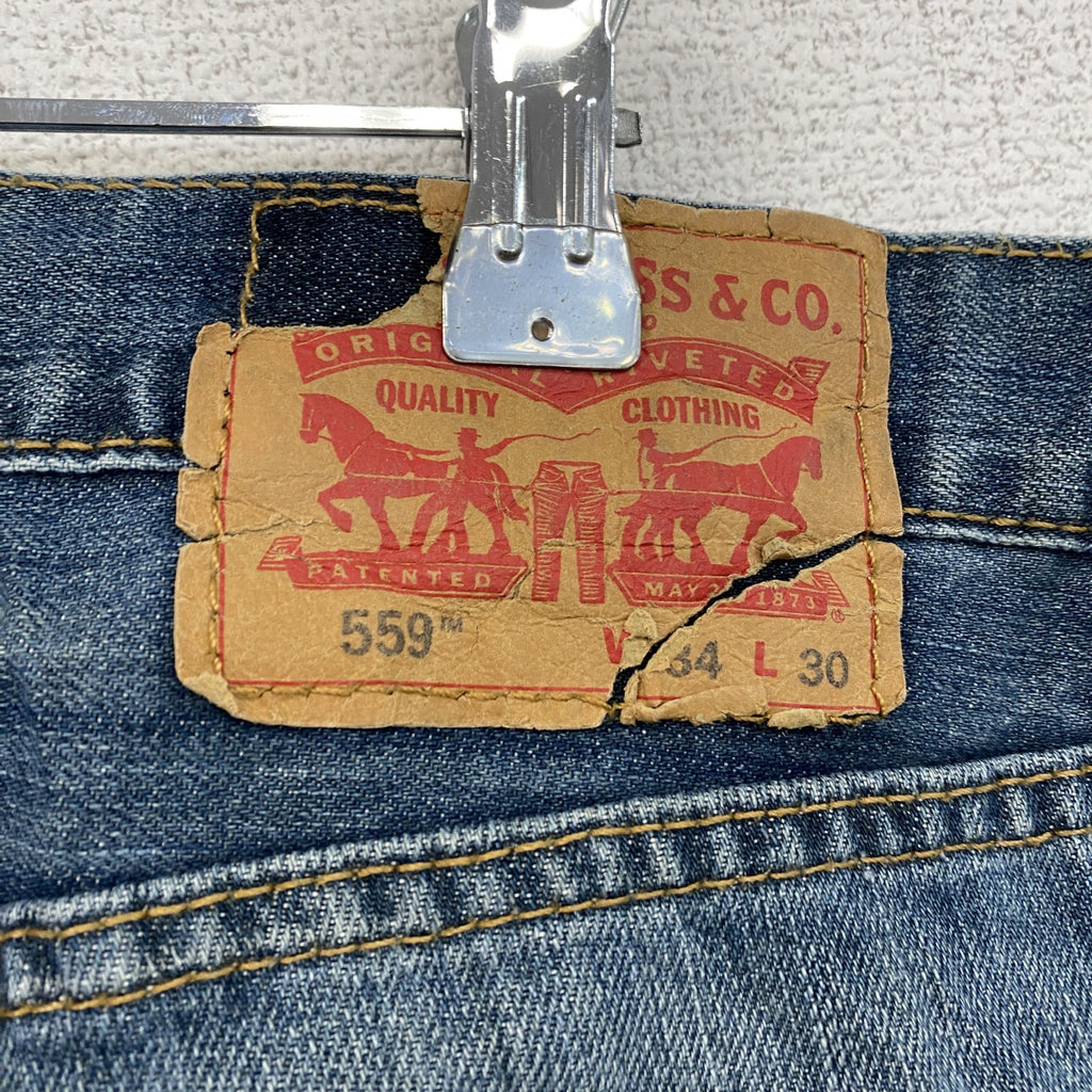 Levi’s　リーバイス　559　デニムパンツ/ジーンズ　縦落ち　インディゴ　W34サイズ