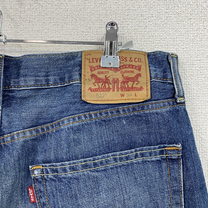 Levi’s　リーバイス　522　ハーフデニムパンツ/ショートパンツ　インディゴ　W34サイズ