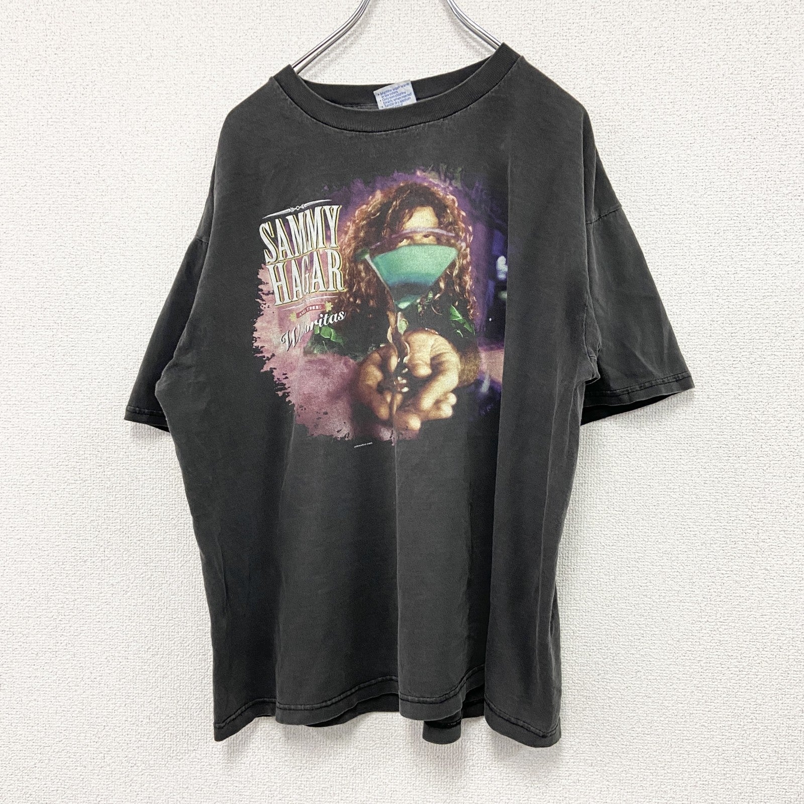 90s　All Sport　Sammy Hagar　サミー ヘイガー　半袖Tシャツ　バンドT　黒　XLサイズ