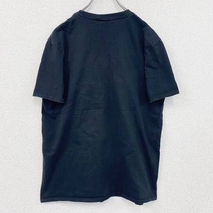 WWE　レッスルマニア32　半袖プリントTシャツ　ロゴT　オフィシャルT　黒　ブラック　Lサイズ