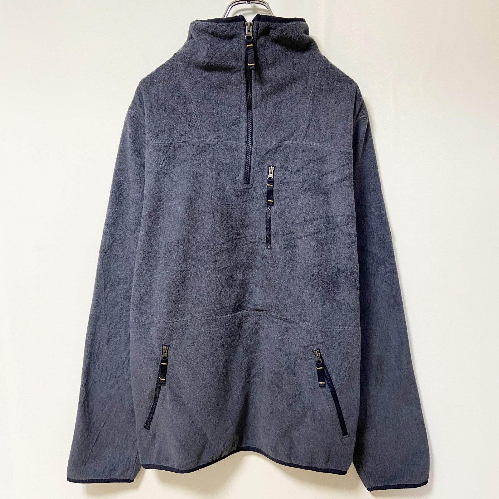 古着 used　PENDLETON ペンドルトン　長袖ハーフジップフリースジャケット　プルオーバー　ワンポイントワッペン　Lサイズ
