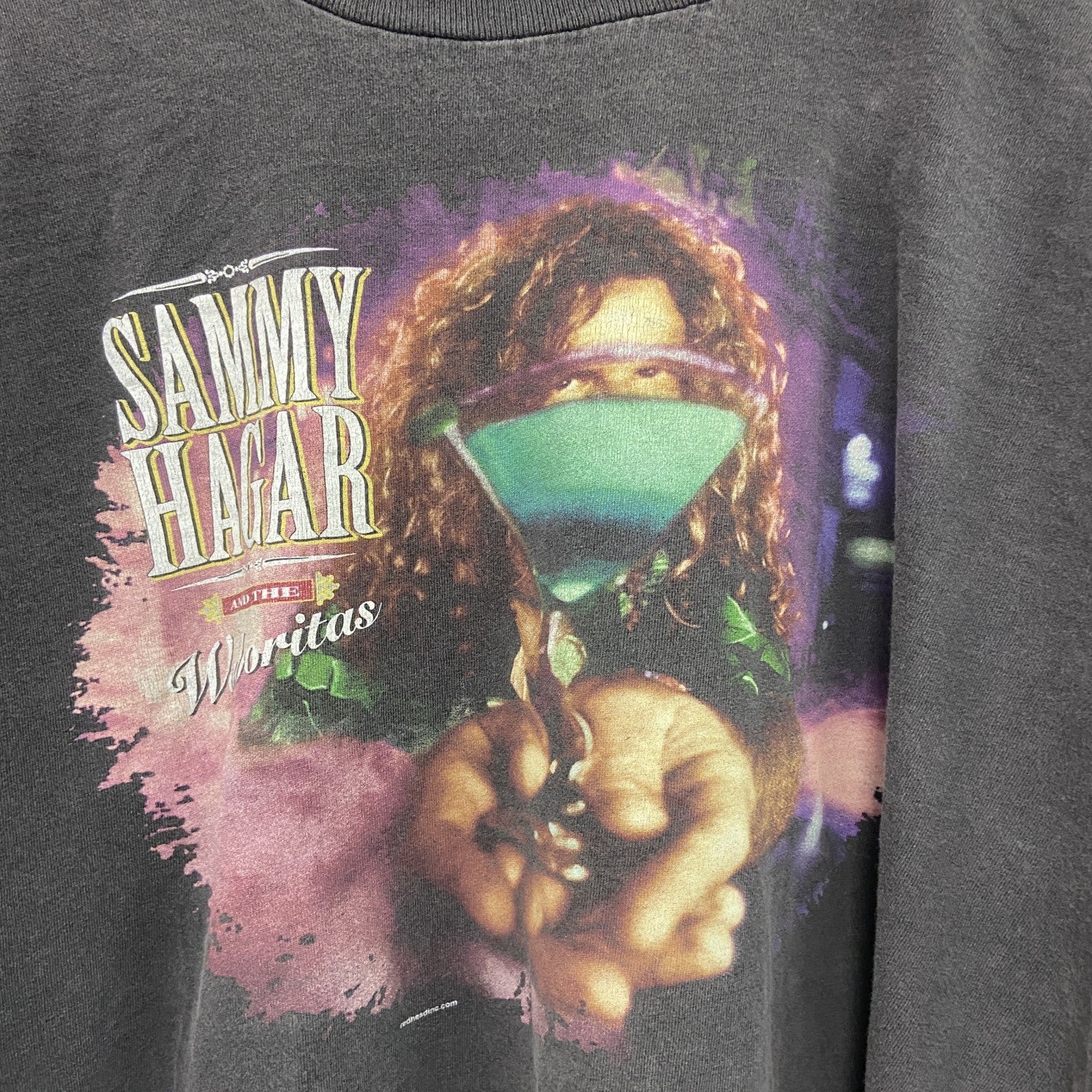 90s　All Sport　Sammy Hagar　サミー ヘイガー　半袖Tシャツ　バンドT　黒　XLサイズ