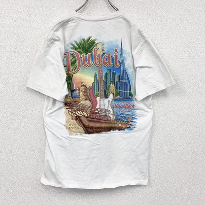 Hard Rock Cafe　ハードロックカフェ　半袖プリントTシャツ　白　ホワイト　Mサイズ