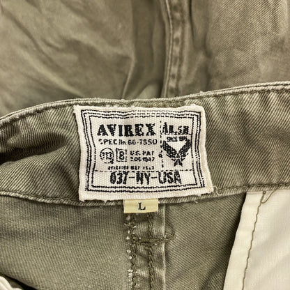 AVIREX　アヴィレックス　カーゴパンツ　カーキ　Lサイズ